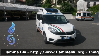 Fiat Doblò XL IV serie
Pubblica Assistenza Croce Azzurra Comano
Servizi Sociali
Sigla Veicolo: "Hotel 51"
Allestimento "Orion"
