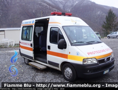 Fiat Ducato III Serie
Pubblica Assistenza Croce Azzurra Comano
Sigla Veicolo: "Hotel 46"
Allestimento "Aricar"
Servizi Sociali e Protezione Civile, con porta laterale automatica, gradino "Stem" e gancio di traino
Parole chiave: Fiat Ducato_IIIserie Servizi_Sociali