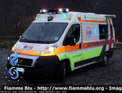 Fiat Ducato X250
Pubblica Assistenza Croce Azzurra Comano
Sigla Veicolo: "Hotel 07"
Allestimento "Orion"
Ambulanza adibita a trasferimenti e viaggi a lunga percorrenza
Parole chiave: Fiat Ducato_X250 Ambulanza 118_Comano