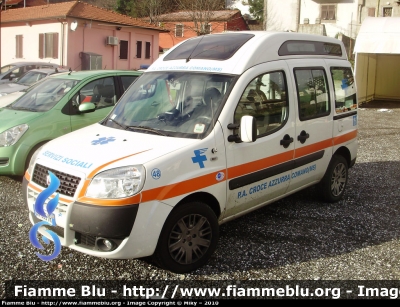 Fiat Doblò II Serie
Pubblica Assistenza Croce Azzurra Comano MS
Sigla Veicolo: "Hotel 48"
Allestimento "Orion"
Parole chiave: Toscana (MS) Fiat Doblò_IISerie Servizi_Sociali