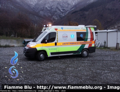 Fiat Ducato X250
Pubblica Assistenza Croce Azzurra Comano
Sigla Veicolo: "Hotel 07"
Allestimento "Orion"
Ambulanza adibita a trasferimenti e viaggi a lunga percorrenza
Parole chiave: Fiat Ducato_X250 Ambulanza 118_Comano