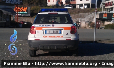 Fiat Sedici
Azienda USL Massa Carrara
118 MSoccorso
Automedica Charlie 5
Punto Emergenza Territoriale di Aulla 
Parole chiave: Fiat Sedici Automedica