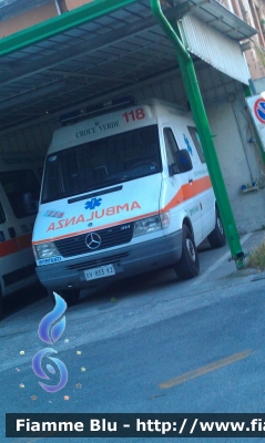 Mercedes-Benz Sprinter I serie
SVS Croce Verde Fossola (MS)
Ambulanza di emergenza dislocata presso 
la Sezione di Marina di Massa (veicolo muletto)
Allestita Bonfanti
Parole chiave: Mercedes-Benz Sprinter_Iserie Ambulanza