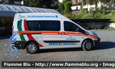 Fiat Scudo IV serie
Pubblica Assistenza Croce Azzurra Comano (MS)
Servizi Sociali
Sigla Radio Hotel 49
Allestimento Orion
Parole chiave: Fiat Scudo_IVserie