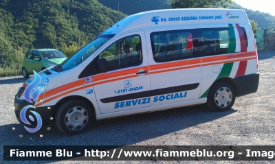 Fiat Scudo IV serie
Pubblica Assistenza Croce Azzurra Comano (MS)
Servizi Sociali
Sigla Radio Hotel 49
Allestimento Orion
Parole chiave: Fiat Scudo_IVserie