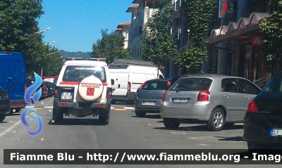 Mitsubishi Pajero Lwb I serie
Polizia Municipale Unione Comuni Montana Lunigiana (MS)
Veicolo di proprietà del Comune di Licciana Nardi
Allestimento "Bertazzoni"
Parole chiave: Mitsubishi Pajero_Lwb_Iserie