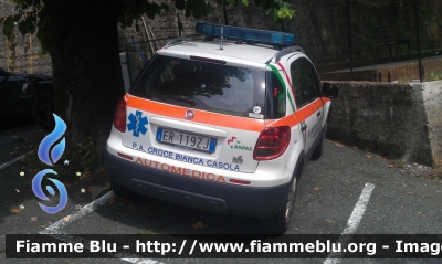 Fiat Sedici I serie
P. A. Croce Bianca
Casola in Lunigiana (MS)
Automedica
Codice mezzo "SIERRA 25"
Allestimento Cevi Carrozzeria Europea
