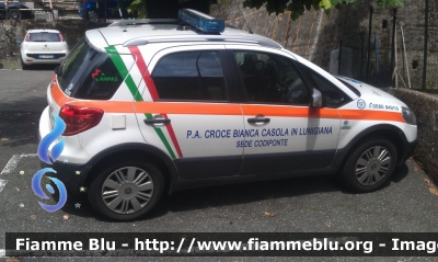 Fiat Sedici I serie
P. A. Croce Bianca
Casola in Lunigiana (MS)
Automedica
Codice mezzo "SIERRA 25"
Allestimento Cevi Carrozzeria Europea
