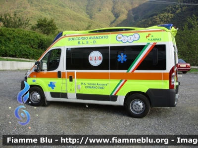 Fiat Ducato X250
Pubblica Assistenza Croce Azzurra Comano
Sigla Veicolo: "Hotel 08"
Allestimento "Aricar Life"
Ambulanza di emergenza in sostituzione di "Hotel 04"
Parole chiave: Fiat Ducato_X250 Ambulanza