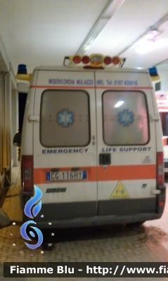 Fiat Ducato III serie
Misericordia di Mulazzo (MS)
Ambulanza medicalizzata 
Postazione "Charlye 8" presso P.E.T. del Pronto Soccorso dell'Ospedale di Pontremoli
Parole chiave: Fiat Ducato_IIIserie Ambulanza