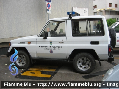 Toyota Land Cruiser IV serie
Protezione Civile
Comune di Carrara
Parole chiave: Toyota Land_Cruiser_IVserie