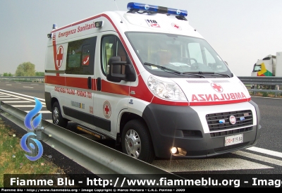 Fiat Ducato X250
Croce Rossa Italiana
Comitato Locale di Poirino TO
Allestita MAF
CRI 819 AA
Parole chiave: Piemonte (TO) Fiat Ducato_X250 118_Torino Ambulanza CRI819AA