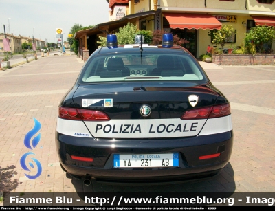 Alfa Romeo 159
Corpo Intercomunale di Polizia Locale
Occhiobello (RO)
Allestita Bertazzoni
POLIZIA LOCALE YA 231 AB
Parole chiave: Alfa-Romeo 159 PL_Corpo_Intercomunale_Occhiobello PoliziaLocaleYA231AB