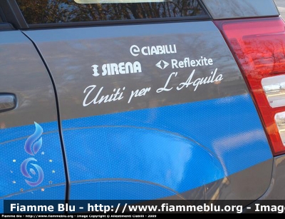 Suzuki Grand Vitara III serie
Polizia Municipale L'Aquila
Allestita Ciabilli
Parole chiave: Suzuki Grand_Vitara_IIIserie Pm_L'Aquila