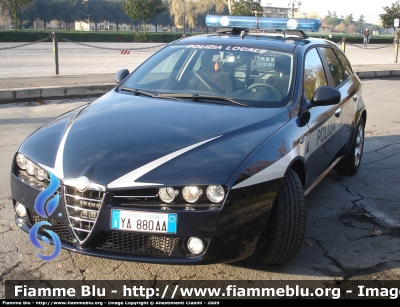 Alfa Romeo 159 Sportwagon
Polizia Locale
Castelmassa (RO)
Allestita Ciabilli
Polizia Locale YA 880 AA
Parole chiave: Alfa-Romeo 159_Sportwagon PL_Castelmassa PoliziaLocaleYA880AA