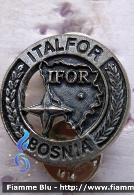 Spilla
Esercito Italiano
ITALFOR - IFOR Bosnia
