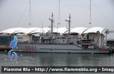 Cacciamine Classe Lerici
Marina Militare Italiana
M 5551 Sapri
