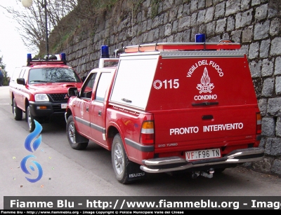 Isuzu D-Max I serie
Vigili del Fuoco
Corpo Volontario di Condino (TN)
VF F96 TN
Parole chiave: Isuzu D-Max_Iserie VFF96TN