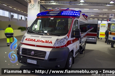 Fiat Ducato X250
Croce Rossa Italiana
Comitato Locale di Fabbrico
Allestita Ambitalia
Esposta al REAS 2013
Parole chiave: Fiat Ducato_X250 Ambulanza Reas_2013