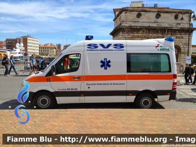 Mercedes-Benz Sprinter III serie 
13 - Società Volontaria di Soccorso Livorno
Allestita Bollanti
Parole chiave: Mercedes-Benz Sprinter_IIIserie Ambulanza