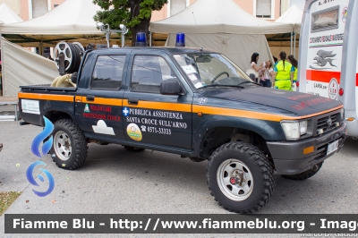 Toyota Hilux
P.A. Santa Croce Sull'Arno
Protezione Civile
Antincendio Boschivo
Parole chiave: Toyota Hilux