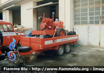 Carrello trasporto pompe
Vigili del Fuoco
