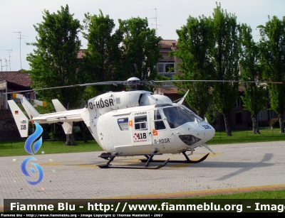 Eurocopter BK117 C1 D-HDSR
118 Regione Emilia-Romagna
Servizio di Elisoccorso Regionale
Parole chiave: Elicottero Eurocopter_118 Emilia Romagna_Elisoccorso