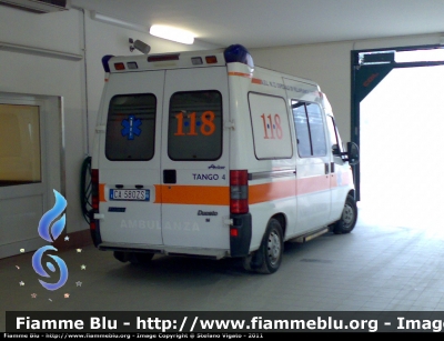 Fiat Ducato II serie
Azienda U.L.S.S. 22 Bussolengo
Ospedale di Villafranca V.se
Infermierizzata "TANGO 4"
Allestimento Aricar
Parole chiave: Fiat Ducato_IIserie Ambulanza