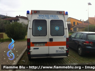 Fiat Ducato II serie
Misericordia Valli della Bure e Candeglia (PT)
Allestita Savio
Riallestita Maf
CODICE AUTOMEZZO: 57
Parole chiave: Fiat Ducato_IIserie Ambulanza