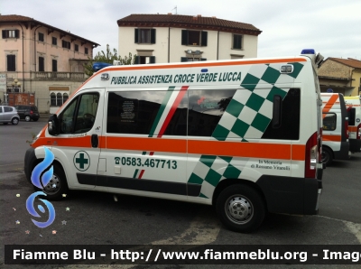 Fiat Ducato X250
Pubblica Assistenza
Croce verde Lucca (LU)
Allestita Maf
CODICE AUTOMEZZO: 07
Parole chiave: Fiat Ducato_X250 Ambulanza