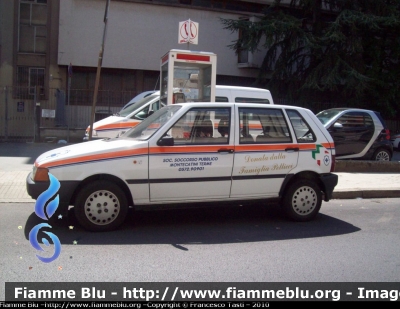 Fiat Uno II Serie
Societa' Soccorso Pubblico Montecatini Terme
Servizi Sociali
Allestita Giorgetti Car
Parole chiave: Fiat Uno_IISerie Servizi_Sociali