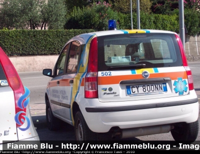 Fiat Nuova Panda 4x4
Misericordia Castellina Di Serravalle e Masotti
Automedica D.A.E. 
Originariamente Allestita Servizi Sociali Mariani Fratelli
Riallestita Automedica Orion
Parole chiave: Fiat Nuova_Panda Automedica