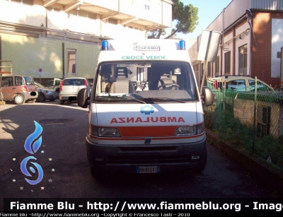 Fiat Ducato II Serie
P.A. Croce Verde Pistoia
Allestita Maf
CODICE AUTOMEZZO: 33
Parole chiave: Fiat Ducato_IIserie Ambulanza 118_Pistoia