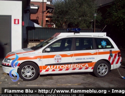 Fiat Stilo Multi Wagon II Serie
118 Pistoia
Automedica C-09
Allestita Maf
Parole chiave: Fiat Stilo_Multiwagon_IISerie Automedica 118_Pistoia