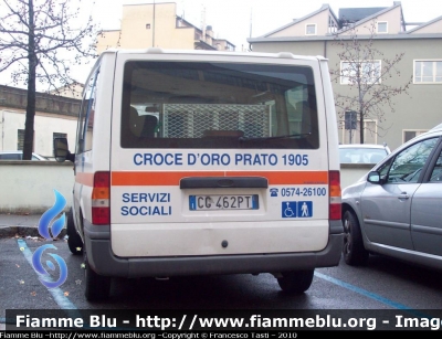 Ford Transit IV Serie
P.A. Croce D'Oro Prato
Servizi Sociali
Allestita Alessi & Becagli
CODICE AUTOMEZZO: S 53
Parole chiave: Ford Transit_IVSerie Servizi_Sociali