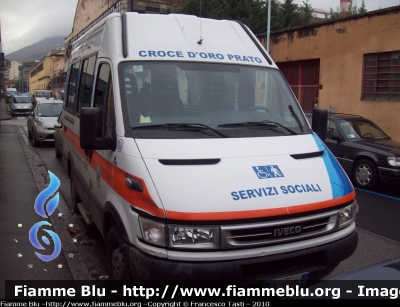 Iveco Daily III Serie
P.A. Croce D'Oro Prato
Servizi Sociali
Allestita Maf
CODICE AUTOMEZZO: S 54
Parole chiave: Iveco Daily_IIIserie Servizi_Sociali