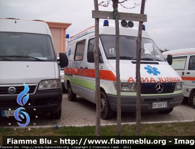 Mercedes-Benz Sprinter I Serie
P.A. Rosignano
Allestita Maf
Parole chiave: Mercedes-Benz Sprinter_ISerie Ambulanza 118_Livorno