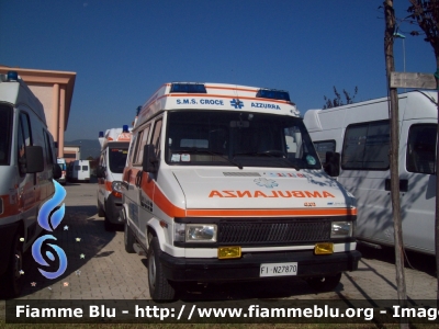 Fiat Ducato 4x4 I serie
P.A. S.M.S.
Croce Azzurra Pontassieve (FI)
Allestita Maf
Parole chiave: Fiat Ducato_4x4_Iserie