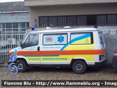 Fiat Ducato I serie
Misericordia di Grottammare (AP)
CODICE AUTOMEZZO: 13
Parole chiave: Fiat Ducato_Iserie Ambulanza