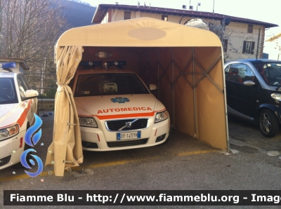 Volvo V50 II serie
Azienda USL 3 Pistoia
Automedica
Allestita Maf
CODICE AUTOMEZZO: C-17
Postazione Ospedale Pacini 
San Marcello Pistoiese (PT)
Parole chiave: Volvo V50_IIserie Automedica