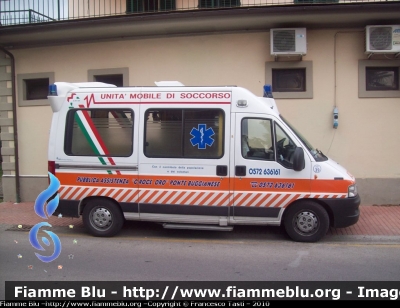 Fiat Ducato III Serie
P.A. Croce Oro Ponte Buggianese
Allestita Mariani Fratelli
CODICE AUTOMEZZO: 39
Parole chiave: Fiat Ducato_IIIserie Ambulanza 118_Pistoia