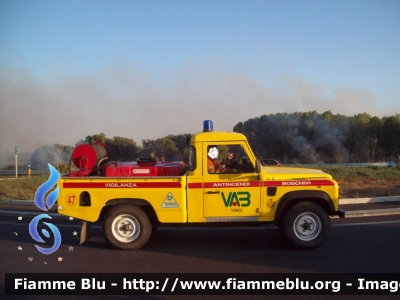 Land Rover Defender 110 HCPU
V.A.B.
Vigilanza Antincendio Boschivo 
Vinci (FI)
CODICE AUTOMEZZO: 47
Parole chiave: Land-Rover Defender_110_HCPU