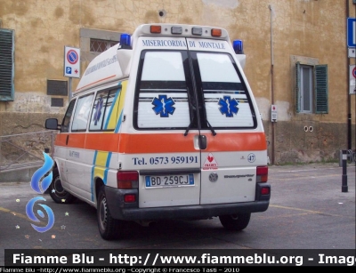 Volkswagen Transporter T4
Misericordia di Montale
CODICE AUTOMEZZO: 47
Parole chiave: Volkswagen Transporter_T4 Ambulanza