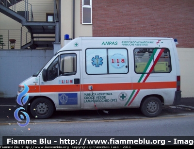 Fiat Ducato II Serie
P.A. Croce Verde Lamporecchio
Allestita Maf
CODICE AUTOMEZZO: 5
Parole chiave: Fiat Ducato_IISerie Ambulanza 118_Pistoia