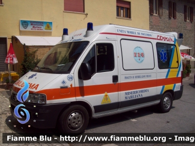 Fiat Ducato III serie
Misericordia Di Marliana (PT)
Allestita Mariani Fratelli
CODICE AUTOMEZZO: 59
Parole chiave: Fiat Ducato_IIIserie Ambulanza