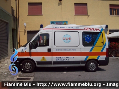 Fiat Ducato III serie
Misericordia Di Marliana (PT)
Allestita Mariani Fratelli
CODICE AUTOMEZZO: 59
Parole chiave: Fiat Ducato_IIIserie Ambulanza