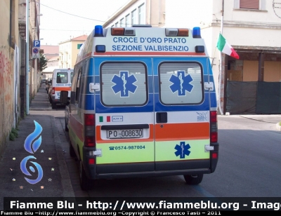 Fiat Ducato II Serie
P.A. Croce D'Oro Prato
Sezione Valbisenzio
Allestita Alessi & Becagli 
Ricondizionata Pegaso Bollanti
CODICE AUTOMEZZO: Alfa 39
Parole chiave: Fiat Ducato_IISerie Ambulanza