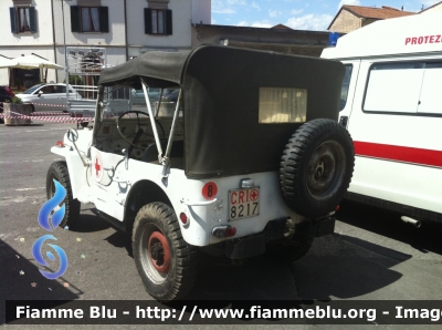 Jeep Willys MB
Croce Rossa Italiana
Comitato Locale San Marcello Pistoiese (PT)
CRI 8217
Parole chiave: Jeep Willys_MB CRI8217