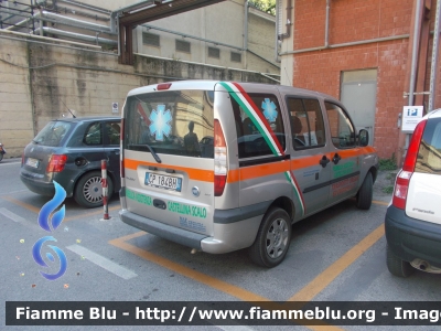 Fiat Doblò I serie
Pubblica Assistenza Castellina Scalo (SI)
Trasporto Organi Ed Emoderivati
Allestita Maf
Parole chiave: Fiat Doblò_Iserie