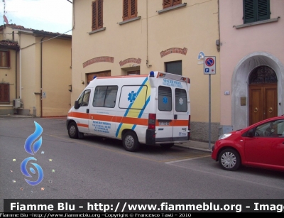 Fiat Ducato II Serie
Misericordia Valli Della Bure E Candeglia
Allestita Savio 
Riallestita Maf
CODICE AUTOMEZZO: 57
Parole chiave: Fiat Ducato_IIserie 118_Pistoia Ambulanza